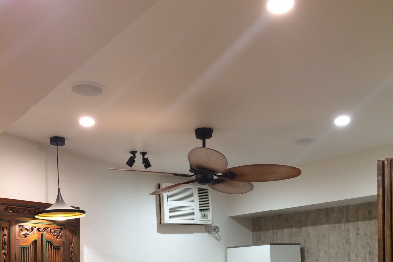 Ceiling Fans LED Down Lighting Speaker Systems Security Camera Installation